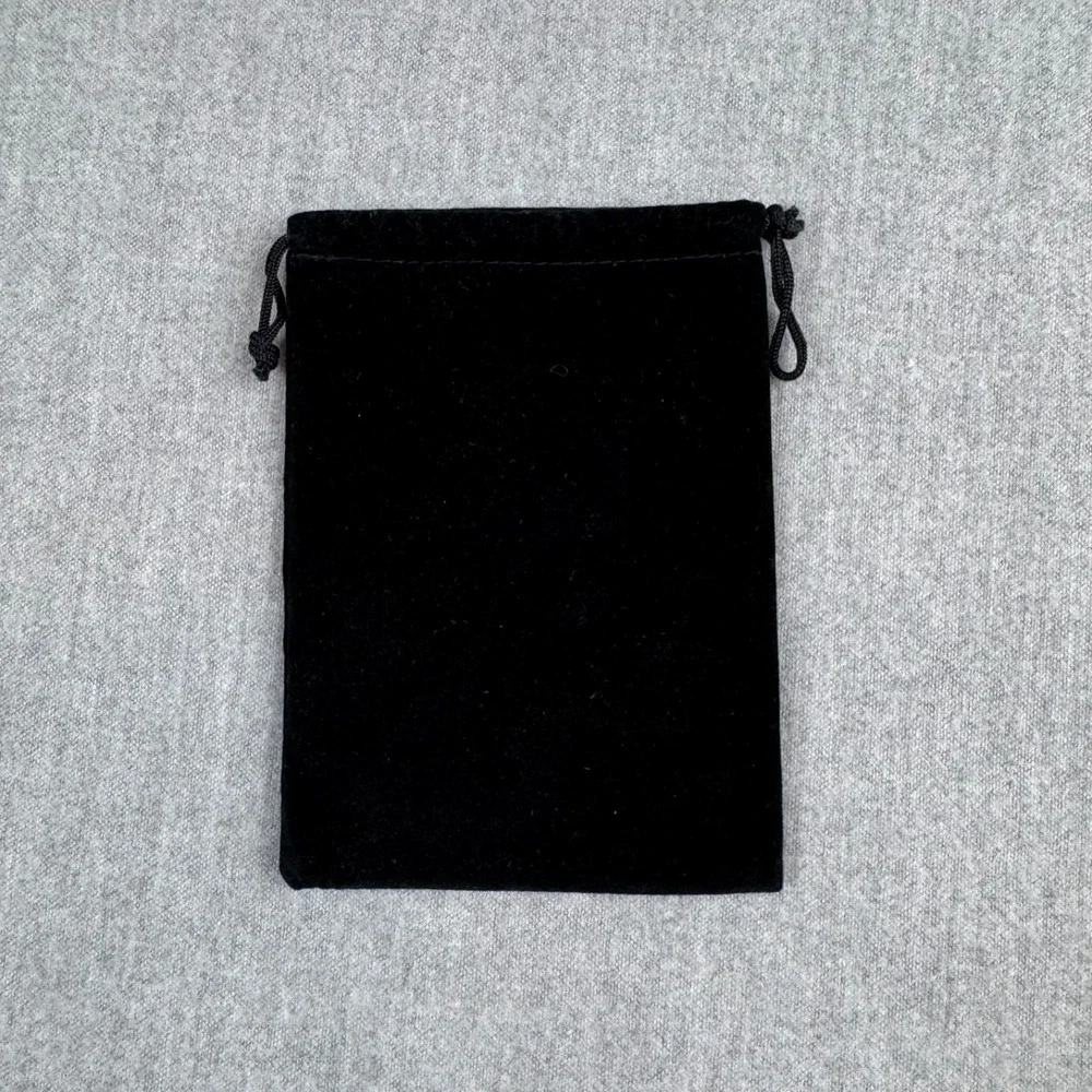 Thibodeaux Designs Black Velvet Drawstring Jewelry Gift Pouch Storage Bag